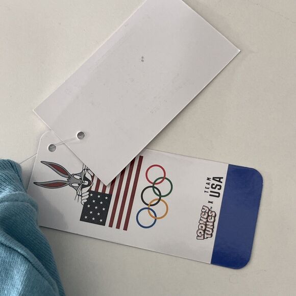 WB LOONEY TUNES TEAM USA OLYMPICS T-Shirt LARGE NEW Taz Bugs Bunny Sylvester - Picture 8 of 8